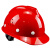 素界安全帽工地加厚透气工程头盔V玻璃钢型电力防护帽可印字 黄色透气款