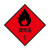 稳斯坦 WST4017 货车运输危险品标识牌 铝板警示货物化学有毒液体有害气体标识贴 三级7类