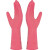 韩国明岩橡胶手套耐用型洗碗乳胶手套手套工业保洁清洁胶皮手套 粉色5双装 M
