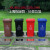 中典 大号户外垃圾桶 物业环卫商用带盖分类垃圾桶果皮箱 可定制 120L蓝色可回收物