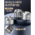 气动手指气缸MHS2/3/4-16-63-20-25-40-50D圆形卡盘三爪平行夹具 MHS4-20D 四爪