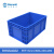Raxwell蓝色EU系列周转箱长方形加厚塑料物流箱汽配箱水产养鱼养龟箱收纳整理储物分类箱RHSS4022