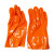 春蕾910威士邦止滑手套 8双 橘黄色 棉毛浸塑防滑防水耐磨耐油耐酸碱防护手套 定制