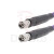 铎铎科技 2.4mm公铠装线缆组件 紫色编织50G 0.3米 DCX-4M4M-300F 1根