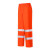 赫思迪格 反光雨衣套装 分体式防汛救援环卫警示雨衣 荧光橙185/3XL HGJ-1442