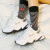耐克（NIKE）【现货】耐克 M2K Tekno 女款时尚白灰复古休闲老爹鞋跑鞋 BQ3378-100 白灰 37.5