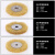典南 平型铜丝轮 平行铜丝刷子金属打磨除锈砂轮机用不锈钢抛光轮 铜丝轮-外径250内孔25 