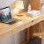 唯博思实木窄书桌家用卧室小户型学习桌现代简约长方形台式电脑桌椅组合 纯白色单桌 120x45x75cm