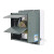 金羚 方形百叶排气扇 卫生间厨房强力工业排风换气10寸半金属带网APB25-5-30(HJ1)