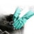 兰浪SR110植绒丁腈防化手套 加厚耐磨耐酸碱化工实验室工业防护手套 XL码 5双