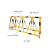 名格 移动拒马 路障防撞栏 隔离栏 门口停车路障护栏安全防护 76-40管每米价