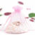 DYQT网纱袋子抽绳100装珍珠纱袋束口袋化妆品试用装纱袋透明喜糖袋 粉色 7*9(100个数量格)
