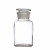 纳仕徳 SY4054 加厚试剂瓶 玻璃广口瓶药棉酒精分装玻璃化学瓶 大口瓶 白色1000ml