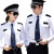 征战虎 维森323 保安服短袖衬衣 保安衣服 夏季制服 执勤套装 白色长袖衬衫 170cm