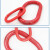 森美人 强力环 起重强力环吊具吊圈铁环欧式吊环美式链条吊环椭圆环索具链条连接环 21.7T 