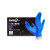 爱马斯（AMMEX）一次性麻面丁腈手套化学实验室耐磨耐油耐酸碱工业清洁家务丁腈手套 APFNCHD 蓝色丁腈手套(100只/盒) L码