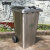 安赛瑞 垃圾桶 带盖可移动环卫桶 小区物业大容量工业加厚款铁桶 240L 7F00273