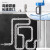 通下水道管道疏通器厨房厕所马桶工具地漏堵塞清洁神器钢丝弹簧 升级加粗4米疏通器买一送二送手