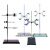 白玉大理石滴定台 实验室酸碱滴定用固定架 滴定管夹实验支架全套 小铁圈