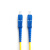 sc-sc光纤跳线1m 2/5/10/3米lc单模fc尾纤跳纤大方头光纤线电信级 FCLC圆头转小方 2m