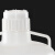 塑料放水桶实验室用下口水龙头桶瓶HDPE蒸馏耐酸碱广口用水桶10L 三通粗孔