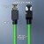 乐威达 工业级网线 Profinet/EtherCat抗震动屏蔽网线 兼容西门子4芯成品高柔拖链电缆 0.5米 LWD-PFT4-05