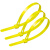 飞尔（FLYER）活扣尼龙扎带 多功能理线带绑带 专业自锁式标签束线带100条【黄色 7.5x600mm】