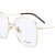 Saint Laurent光学镜女 经典简约轻奢现代眼镜金属金色镜框SL 314 006