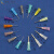 慕帆0.35-2.0胶水卡口针头点胶针头点胶机针头塑座针头工业针头 塑钢 0.8MM 绿色 21G(100个)买2+1
