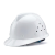 安归 安全帽玻璃钢新国标电绝缘 工地建筑施工监理领导透气防砸 天蓝色无透气孔 旋钮帽衬