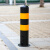 钢管警示柱加油站防撞柱固定立柱地停车桩道路交通反光铁路障加厚 加高加强固定款1.2m