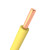 德力西电气 电线电缆铜芯国标单芯硬线BV 4平方 黄色零线 100米 DL1601083065