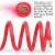 金龙羽 国标铜芯电线电缆单芯多股软线BVR 16平方电线100米/卷 红色