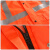 海斯迪克 雨衣雨裤套装 加厚牛津布防暴雨水反光雨衣HKsq-343 橘色 4XL 