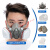 麦可辰防毒面具 防毒面具喷漆面罩化工专用防尘防护面罩脸呼吸气体放毒 6200防尘毒套装