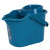 目可 拖地桶挤水桶墩布手压拧干桶拖把脱水桶（藏青色/圆形提手/2个）