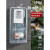 德力西单相家用透明塑料电表箱锁户外出租双开门电子式配电箱套装 三户电表箱
