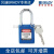 BRADY贝迪 安全挂锁1.5（3.8cm）锁梁，外形紧凑质量轻，一体式“无缝”锁体结构经久耐用 51344 蓝色6把