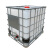 吨桶全新加厚塑料方桶1000L1吨 IBC集装桶500L化工桶储水桶柴油桶 白色1000升吨桶滚塑超厚款