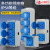 适用于多功能防水防爆插座盒工业塑料插座箱5孔10A 家用防水插座 AG塑料防水盒二位(五孔 10A)