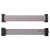 丢石头 FC灰排线 IDC 2.54mm间距 灰色扁平排线 每件两条装 10P 30cm(两条)