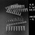 荧光定量 PCR 8连管 0.2ml 八连管2F8联管 排管 平盖 0.1ml单管无菌包装