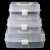 冰禹 BYA-506 手提三层多功能存储盒 便携式翻盖塑料整理储物箱 白色30.5*16.5*14.5cm