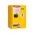 广立顺 防爆柜 锂电池危化品储存柜化学品酒精工业防火安全柜 15加仑黄色