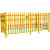 玻璃钢变压器护栏围栏绝缘安全电力防护栏杆栅栏箱变固定隔离栏黄 1.2*2m(每平米)