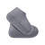 者也 防水鞋套 加厚硅胶高弹舒适防滑底纹可折叠 灰色 M码(35-39)