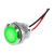 企桥 球头灯 22mm 带线DC24V绿色信号灯 总高17.5mm