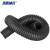 海斯迪克 HKLY-46 PP阻燃塑料波纹管 塑料电线电缆保护套 穿线管波纹软管蛇皮管 AD25(20*25mm)50米