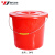 张氏艺佳 塑料清洁提水桶多功能水桶储水桶清洁桶 34号带盖 