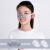 适配鼻罩防尘透气工业口罩男女粉尘灰打磨雾霾呼吸阀 浅云灰+100片活性碳棉